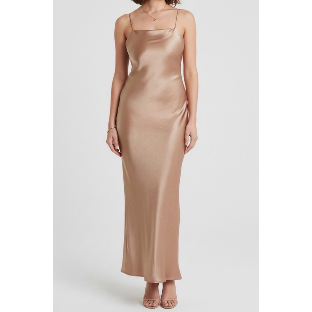 BEC & BRIDGE The Dreamer Tie Dress, Golden, 10 (US)